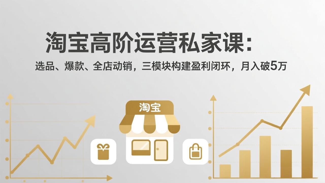 淘宝高阶运营私家课(更新26年4月-优创云