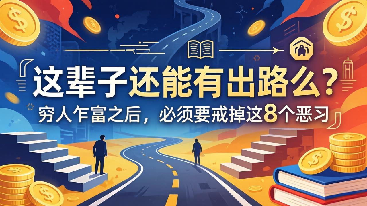 关于人生两篇付费文章【这辈子还能有出路么？】【穷人乍富之后，必须要戒掉这8个恶习】-优创云